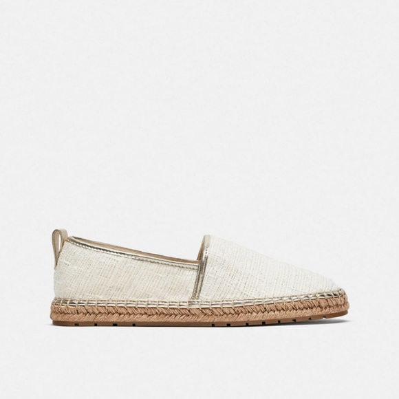 LAST TWO • NWT • Zara • Fabric Espadrille - Picture 2 of 8